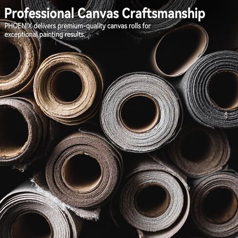 PHOENIX Unprimed Canvas Fabric by The Yard - 72" Wide x 2 Yard Long 10 oz Heavy Duty Cotton Duck Cloth for Oil & Acrylic Painting, DIY Stretching and Professional Art Projects in Saudi Arabia