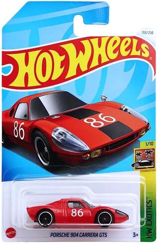 هوت ويلز بورش 904 كاريرا GTS HW Exotics للأعمار من 3 سنوات فما فوق (أحمر) in Saudi Arabia