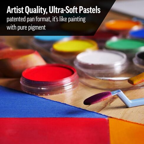PanPastel Artist Pastels by GOLDEN, Magenta Light, 2.44" / 62mm Pan Diameter, Professional Artist Pastels, Unique Pan Format (cake-like) in Saudi Arabia