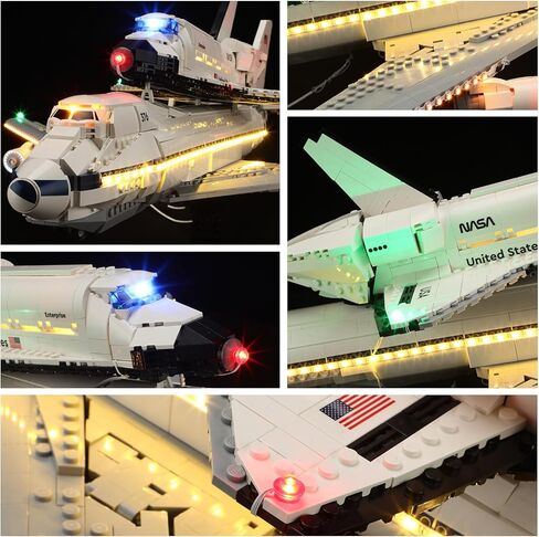 YEABRICKS LED Light for Lego-10360 Icons Shuttle Carrier Aircraft Building Blocks Model (Building Set NOT Included) in Saudi Arabia