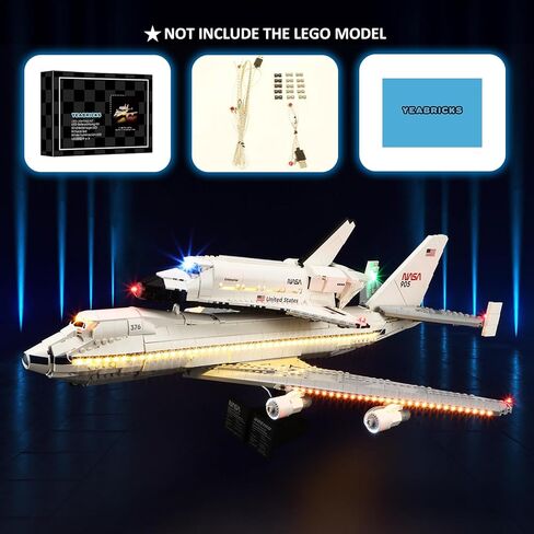 YEABRICKS LED Light for Lego-10360 Icons Shuttle Carrier Aircraft Building Blocks Model (Building Set NOT Included) in Saudi Arabia