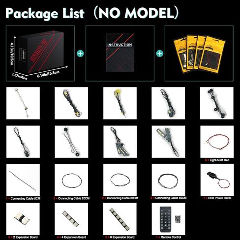 Customized RC Light Kit Compatible with Lego Barad Dur 10333, Decor Lighting Compatible with Lego 10333 Barad Dur Eye of Sauron Dark Tower Castle - ONLY Lights, NO Model in Saudi Arabia