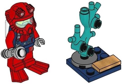 Deep Sea Diver Foil Pack by Lego in Saudi Arabia
