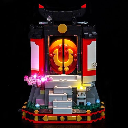 مجموعة إضاءة LED BrickBling متوافقة مع عرض شخصية Lego NINJAGO Ninja للذكرى السنوية الخامسة عشرة 71866-بدون نموذج، أضواء فقط in Saudi Arabia