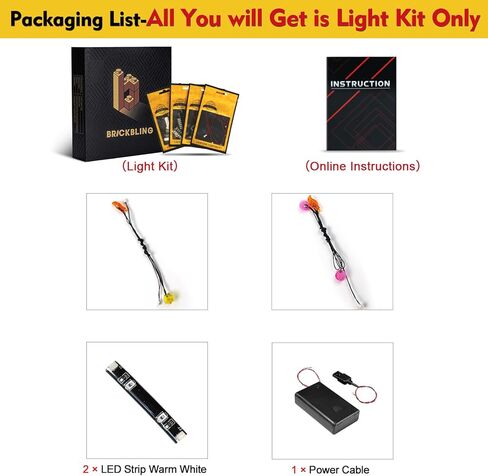 مجموعة إضاءة LED BrickBling متوافقة مع عرض شخصية Lego NINJAGO Ninja للذكرى السنوية الخامسة عشرة 71866-بدون نموذج، أضواء فقط in Saudi Arabia