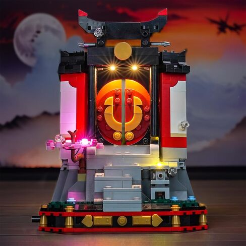 مجموعة إضاءة LED BrickBling متوافقة مع عرض شخصية Lego NINJAGO Ninja للذكرى السنوية الخامسة عشرة 71866-بدون نموذج، أضواء فقط in Saudi Arabia