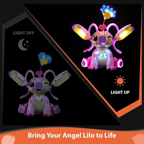 LED Light Kit Compatible with Lego 43257,Lighting Kit for Lego Angel Lilo & Stitch Building Blocks Model(Light Kit Only, No Model) in Saudi Arabia