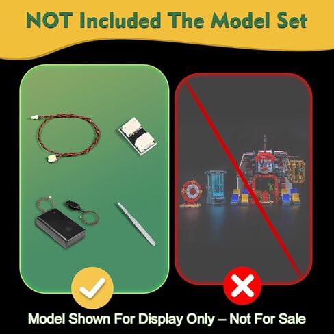 Light kit Compatible with Lego 75637 Buggy The Clown's Circus Tent - No Model Only Light, LED Lighting Accessories Compatible with Lego 75637 in Saudi Arabia
