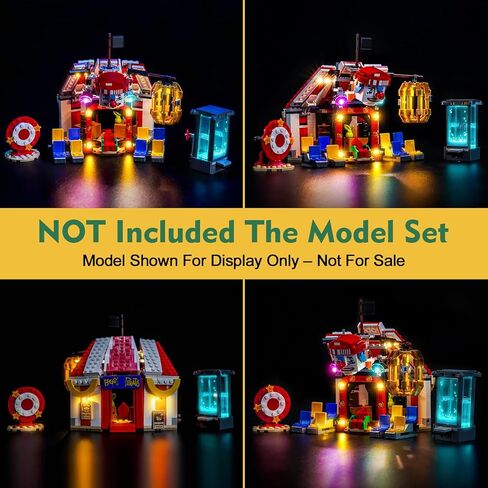 Light kit Compatible with Lego 75637 Buggy The Clown's Circus Tent - No Model Only Light, LED Lighting Accessories Compatible with Lego 75637 in Saudi Arabia