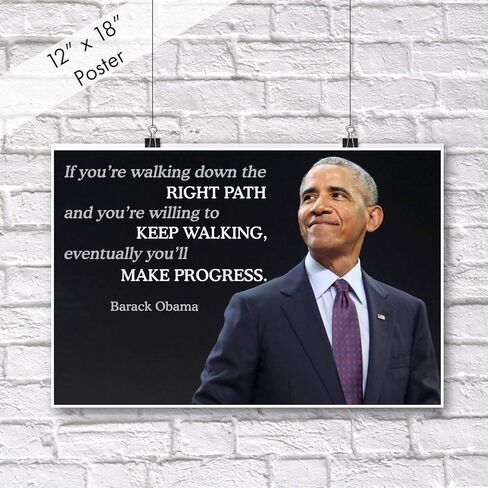 Barack Obama Quote Classroom Poster Black History Month Posters School Motivational Inspirational Wall Art Teacher Supplies Learning Teaching Positive Education Teachers Mindsets Decorations P022 in Saudi Arabia
