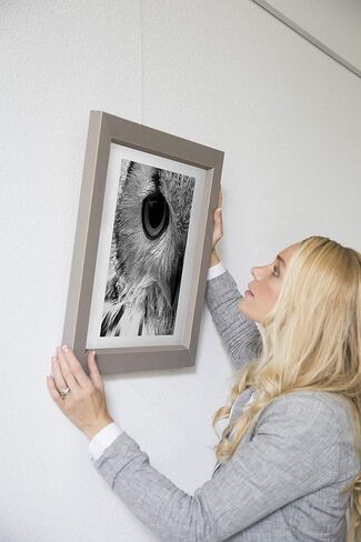 STAS Magnetic Picture Hook - White 50x100mm -2.2 lbs Capacity - Magnetic Hangers for Pictures in Kuwait