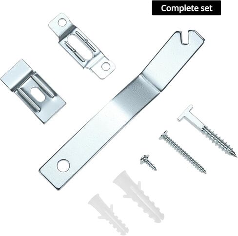 QWORK Frame Lock Security Hanging Kit with T-Head Screws - 25 Pack, Theft Protection for Art Displays in Galleries, Museums in Saudi Arabia