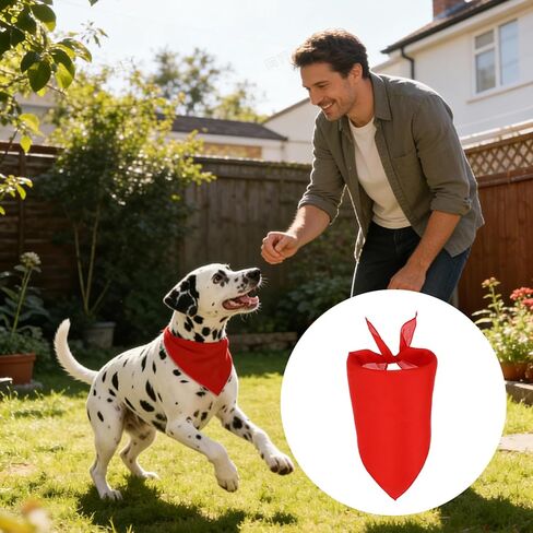 2 Pcs Red Dog Bandanas Blank Triangle Personalized Dog Bandana Plain Dogs Scarf for Medium Dogs Party Fun Idea in Kuwait