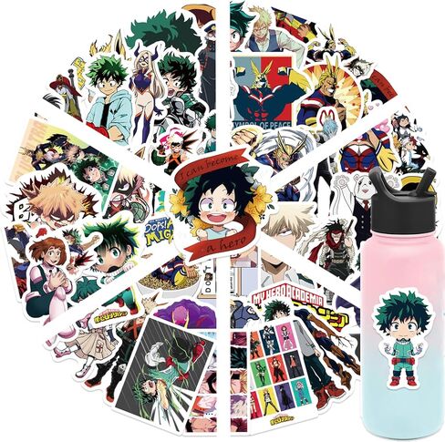 55 قطعة من ملصقات Demon Manga Slayer للأطفال، ملصق فينيل مقاوم للماء رائع لأجهزة الكمبيوتر المحمول للمراهقين والبالغين، حقيبة سفر، هاتف، دراجة، زجاجة مياه، جيتار، كمبيوتر، لوح تزلج (شيطان 55) in Kuwait