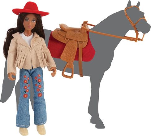 Breyer Horses Freedom Series | Sylvie - Western Rider & Tack | Model # B-FS-10719 in Saudi Arabia