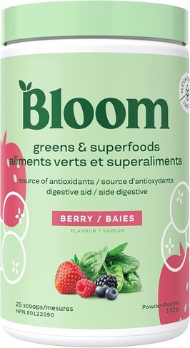 Bloom Nutrition Super Greens Powder Smoothie & Juice Mix - Probiotics for Digestive Health & Bloating Relief for Women, Digestive Enzymes with Superfoods Spirulina & Chlorella for Gut Health (Mango) in Saudi Arabia