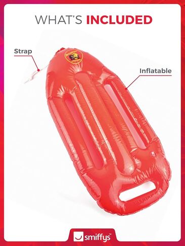 Smiffys Baywatch Lifeguard Inflatable Float Prop Red (1) in Saudi Arabia