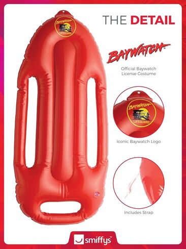 Smiffys Baywatch Lifeguard Inflatable Float Prop Red (1) in Saudi Arabia