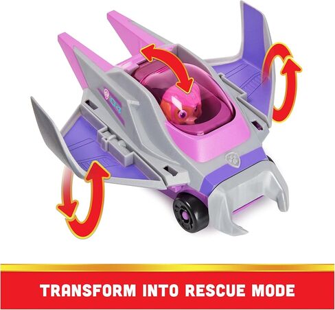 PAW Patrol Aqua Pups Skye Transforming Manta Ray Vehicle with Collectible Action Figure, Kids’ Toys for Ages 3 and up in Saudi Arabia