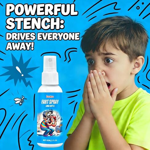 Fart Spray Extra Strong, Fart Bomb, Laughing Prank for Party, Funny Stink Bomb for Kids and Adults in Saudi Arabia