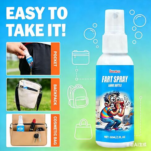Fart Spray Extra Strong, Fart Bomb, Laughing Prank for Party, Funny Stink Bomb for Kids and Adults in Saudi Arabia