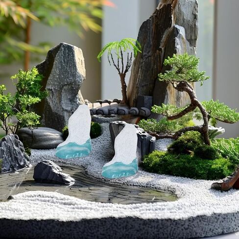 4Pcs Miniature Iceberg Figurines Resin Arctic Theme Micro Landscape Decorations for Home Desk and Dollhouse Decor 2.55X1.96X1.37In in Saudi Arabia