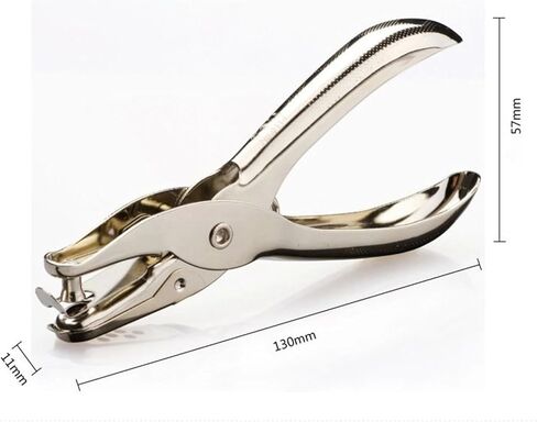 Maxmoral 200PCS 0.31 Inch Split Pin and 200PCS 15mm Diameter Brass Washer with 3mm Aperture Single Hole Metal Punch Set Suitable for DIY Craft Projects Card Making Scrapbooking in Kuwait