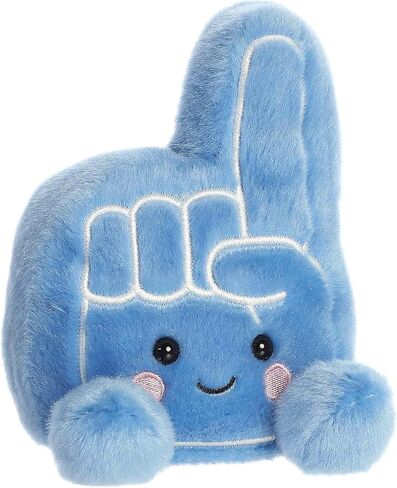حيوان محشو من Aurora® Adorable Palm Pals™ Ferris Foam Finger™ - قطيفة ممتعة قابلة للتجميع للأطفال والكبار - مثالية لتزيين الغرف وهدايا عيد الميلاد - أزرق 5 بوصات in Kuwait