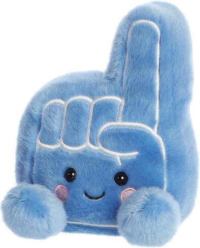 حيوان محشو من Aurora® Adorable Palm Pals™ Ferris Foam Finger™ - قطيفة ممتعة قابلة للتجميع للأطفال والكبار - مثالية لتزيين الغرف وهدايا عيد الميلاد - أزرق 5 بوصات in Kuwait
