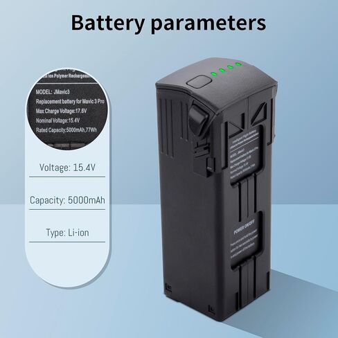 for Mavic 3 Intelligent Flight Replacement Battery Compatible with DJI Mavic 3,for Mavic 3 Pro, 3 Pro Cine, 3 Classic, 3 Cine, 3 Enterprise Series; Upgraded Rechargeable Battery 5000mAh in Saudi Arabia