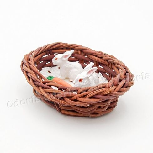 Odoria 1/12 Miniature Rabbit Dollhouse Decoration Accessories in Saudi Arabia