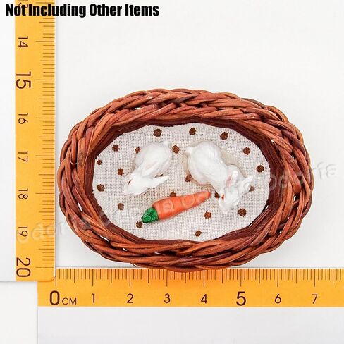 Odoria 1/12 Miniature Rabbit Dollhouse Decoration Accessories in Saudi Arabia