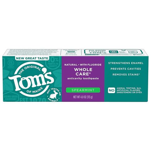 Tom's of Maine Care Care Postent Natural Tuphaste with Fluoride ، Peppermint ، 4 Oz. 3 عبوات (قد تختلف العبوة) in Saudi Arabia