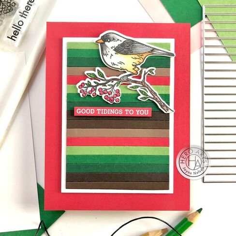 Hero Arts DF087 Sentiment Strips Fancy Dies Steel Die in Saudi Arabia
