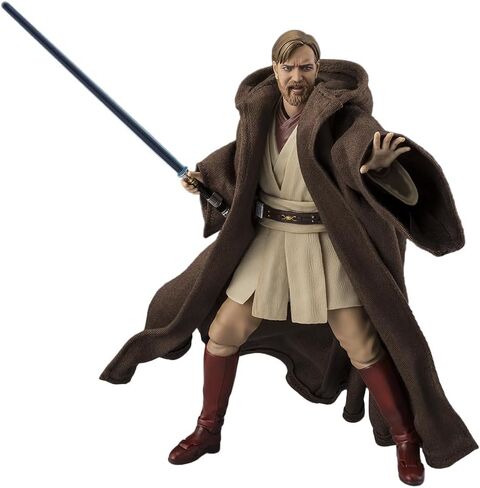 TAMASHII Nations S.H. Figuarts Star Wars Episode III:OBI-Wan Kenobi - Classic Ver.- (Star Wars: Revenge of The Sith) Approx. 5.9 inches (150 mm), PVC & ABS & Fabric, Pre-Painted Action Figure in Saudi Arabia