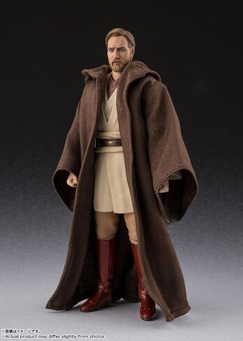 TAMASHII Nations S.H. Figuarts Star Wars Episode III:OBI-Wan Kenobi - Classic Ver.- (Star Wars: Revenge of The Sith) Approx. 5.9 inches (150 mm), PVC & ABS & Fabric, Pre-Painted Action Figure in Saudi Arabia