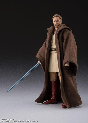 TAMASHII Nations S.H. Figuarts Star Wars Episode III:OBI-Wan Kenobi - Classic Ver.- (Star Wars: Revenge of The Sith) Approx. 5.9 inches (150 mm), PVC & ABS & Fabric, Pre-Painted Action Figure in Saudi Arabia