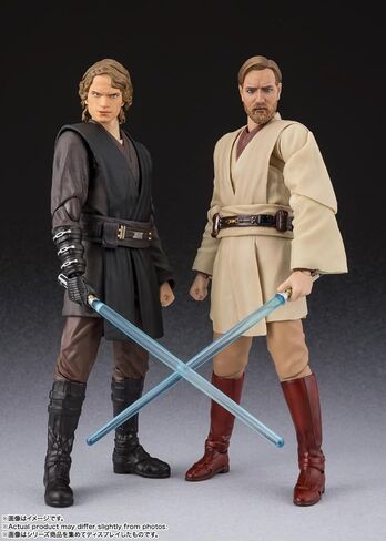 TAMASHII Nations S.H. Figuarts Star Wars Episode III:OBI-Wan Kenobi - Classic Ver.- (Star Wars: Revenge of The Sith) Approx. 5.9 inches (150 mm), PVC & ABS & Fabric, Pre-Painted Action Figure in Saudi Arabia