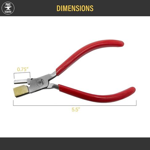 Bow Closing Pliers w/Brass Jaws for Ring Bending Bow Adjusting Wire Working Pendant Reshaping Forming Jewelry Making Tool in Saudi Arabia