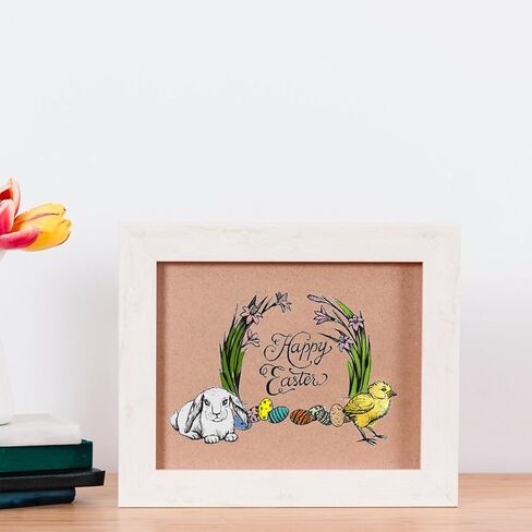 ABTOLS Easter Rabbit Clear Stamps for Card Making, Happy Easter Words Clear Rubber Stamps Bunny Eggs Flower Silicone Reusable Stamp for DIY Scrapbooking Paper Craft Album Decoration in Saudi Arabia