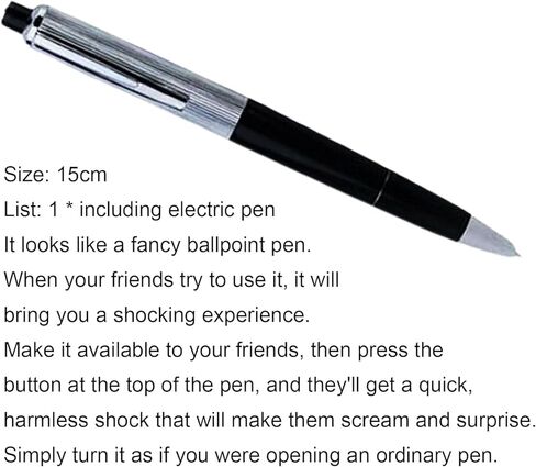 Shocking Prank Pen, Hand Buzzer Gag, Practical Joke Novelty Item, for Gags and Practical Joke in Saudi Arabia