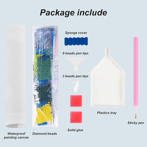 hill froeistung 5D Flower Diamond Art Painting Kits for Adults,Landscape Diamond dots,DIY Full Drill Diamond Art Painting Set for Home Wall Decor Gifts (12X16 inch) in Saudi Arabia