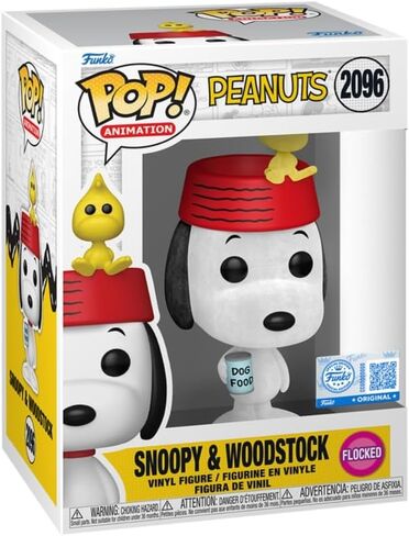 Snoopy & Woodstock Exclusive Funko Pop! (Flocked) in Saudi Arabia