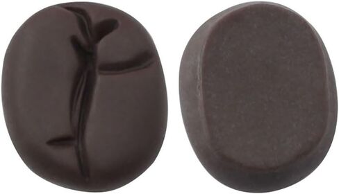 XGNG 100 قطعة من الراتنج المصغر لحبوب القهوة، زينة برأس مسطح، مغناطيس الثلاجة، زينة مناسبة للمشروعات اليدوية اليدوية in Kuwait