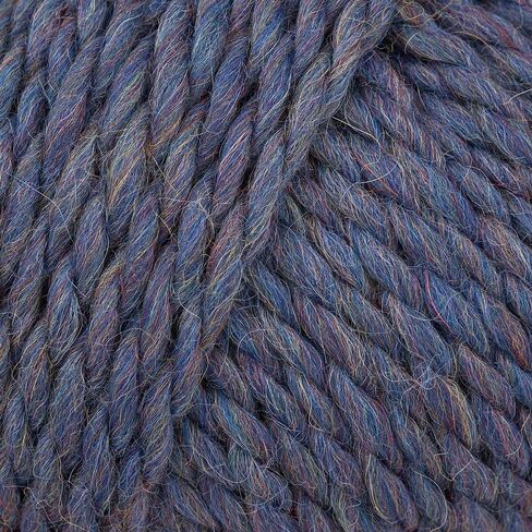 Chunky Blend of Alpaca and Wool Drops Andes, 3.5 oz, 98 Yards (6343 Twilight Blue (Mix)) in Saudi Arabia
