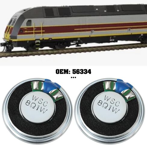 SING F LTD 4Pcs 23mm 4Ohm 1W Speakers 56334 23x5mm Compatible with H0 Model Railway in Saudi Arabia