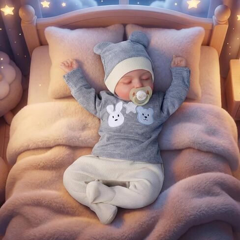 BABESIDE Reborn Baby Dolls Boy – 20 Inch Closed-Eye Realistic Baby Doll, Sleeping Newborn Doll with Accessories for Kids Age 3+, Pretend Play and Collection in Saudi Arabia