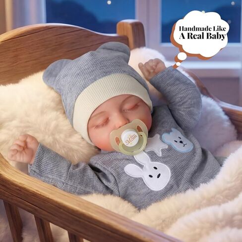 BABESIDE Reborn Baby Dolls Boy – 20 Inch Closed-Eye Realistic Baby Doll, Sleeping Newborn Doll with Accessories for Kids Age 3+, Pretend Play and Collection in Saudi Arabia