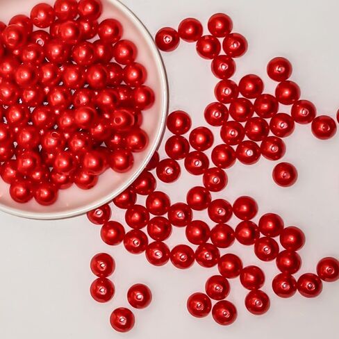 Pearl Beads for Jewelry Making Holes ABS Craft Beads with Holes for Jewelry Making, Bracelet, Necklace Crafting Bulk Bead Kit (10mm,Ivory White/450 pcs) in Saudi Arabia