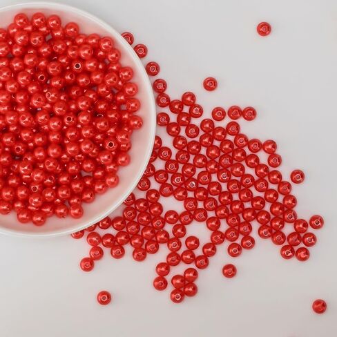 Pearl Beads for Jewelry Making Holes ABS Craft Beads with Holes for Jewelry Making, Bracelet, Necklace Crafting Bulk Bead Kit (10mm,Ivory White/450 pcs) in Saudi Arabia